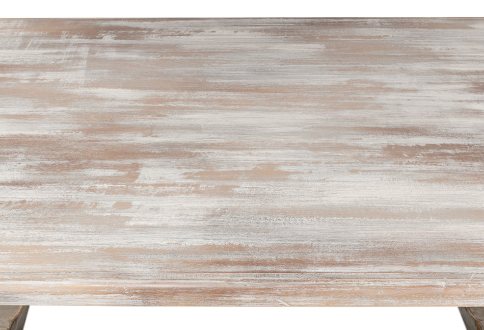 Lionisio Trestle Table, Grey Oak by Sarreid Ltd - view 9