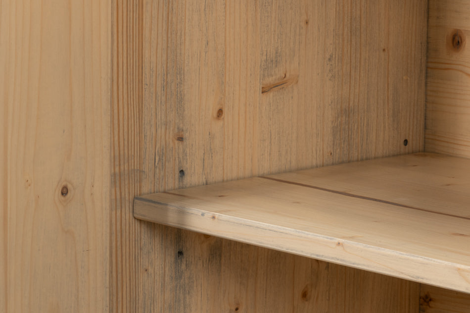 Crested Wall Cabinet,Carmine Legno Tran by Sarreid Ltd - view 12
