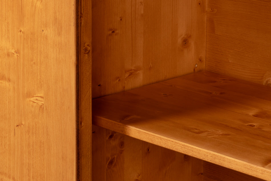 Crested Wall Cabinet,Noce Anticato by Sarreid Ltd - view 12