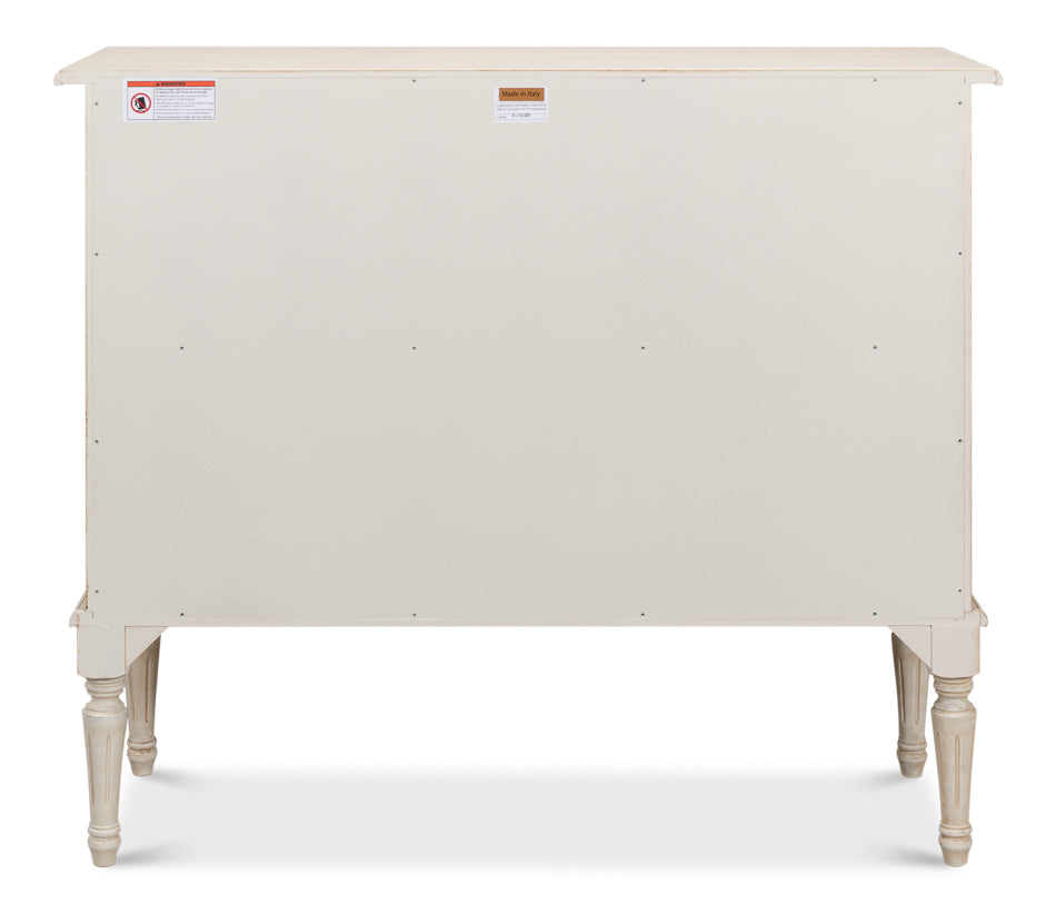 2 Door Sideboard, Bright Lime White by Sarreid Ltd - view 8