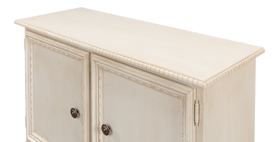 2 Door Sideboard, Bright Lime White by Sarreid Ltd - view 4