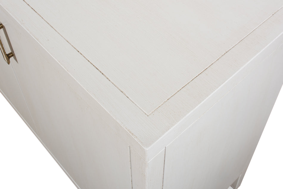 Blanco 4 Door Buffet, Cortina White by Sarreid Ltd - view 5