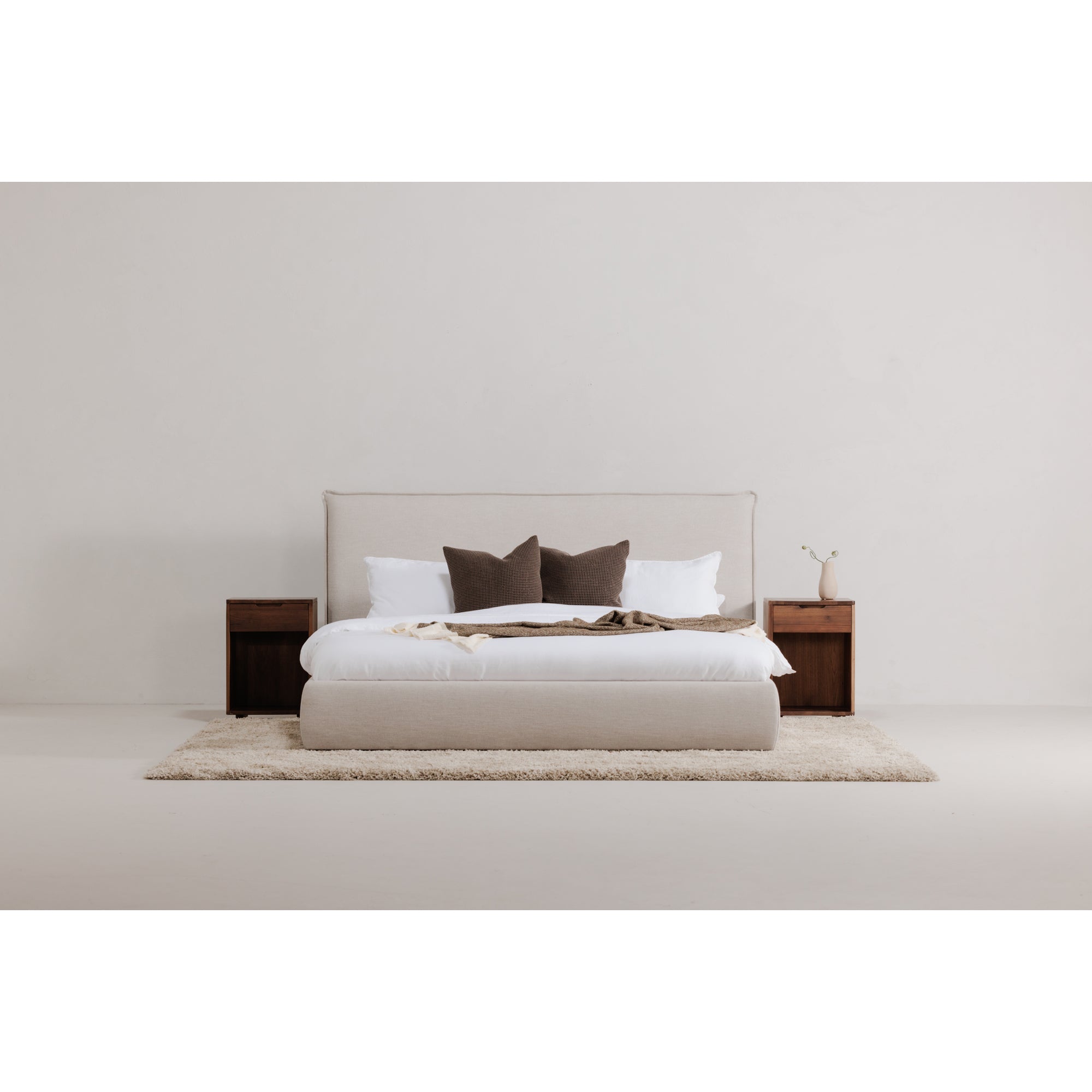 Luzon Queen Bed Wheat by Moe's Home Collection - view 2