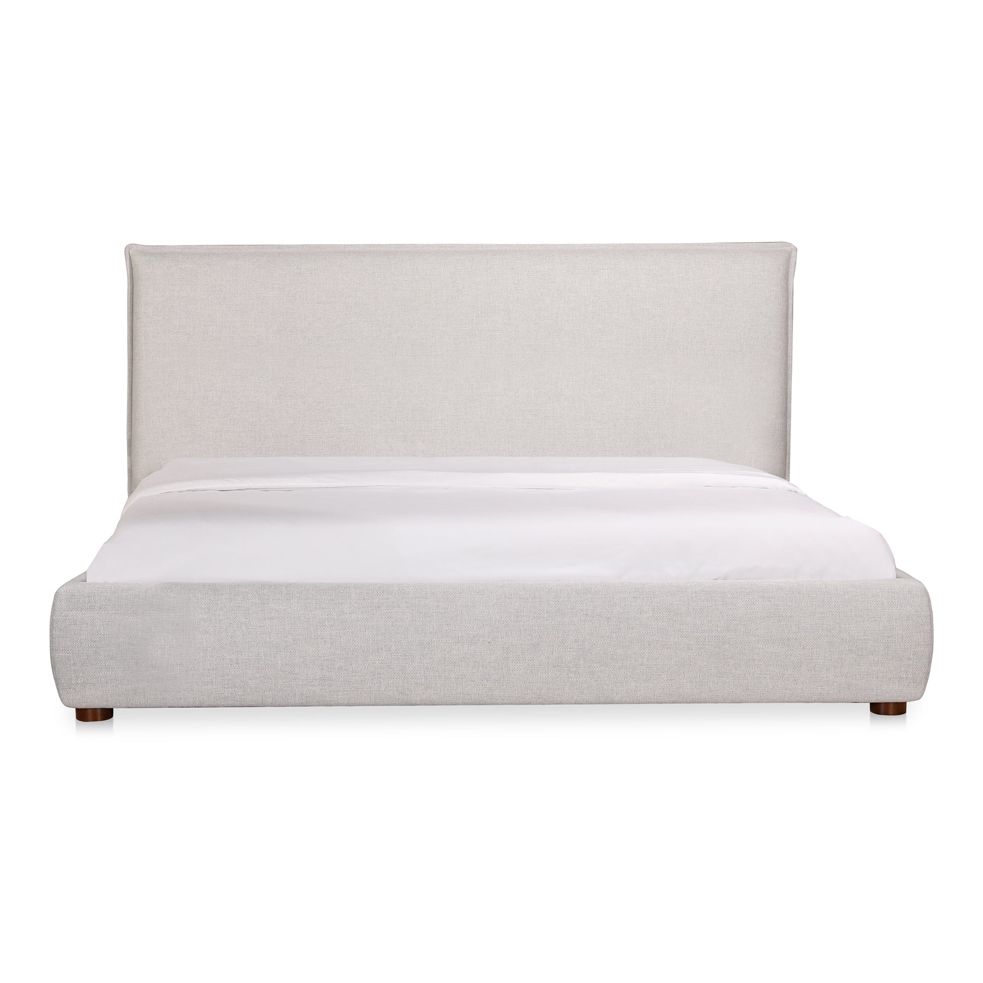 Luzon King Bed Light Grey by Moe's Home Collection