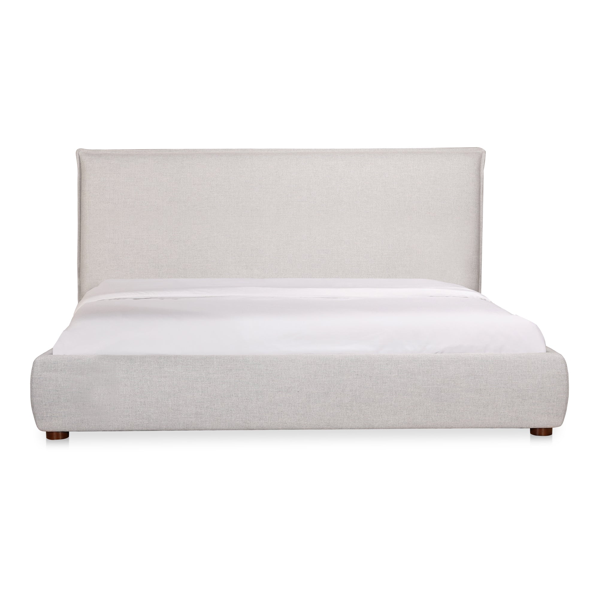 Luzon King Bed Light Grey by Moe's Home Collection