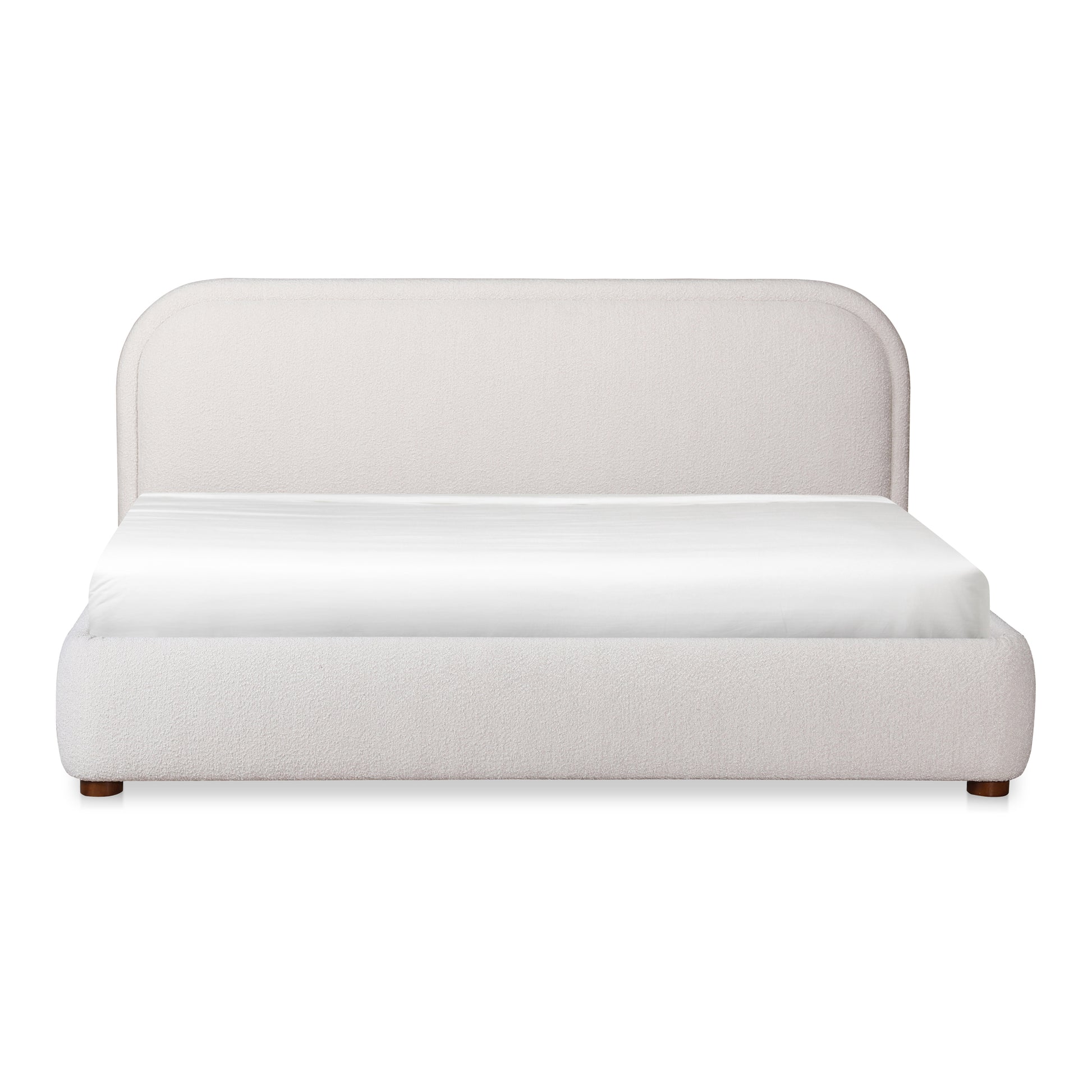 Colin Queen Bed Oatmeal by Moe's Home Collection