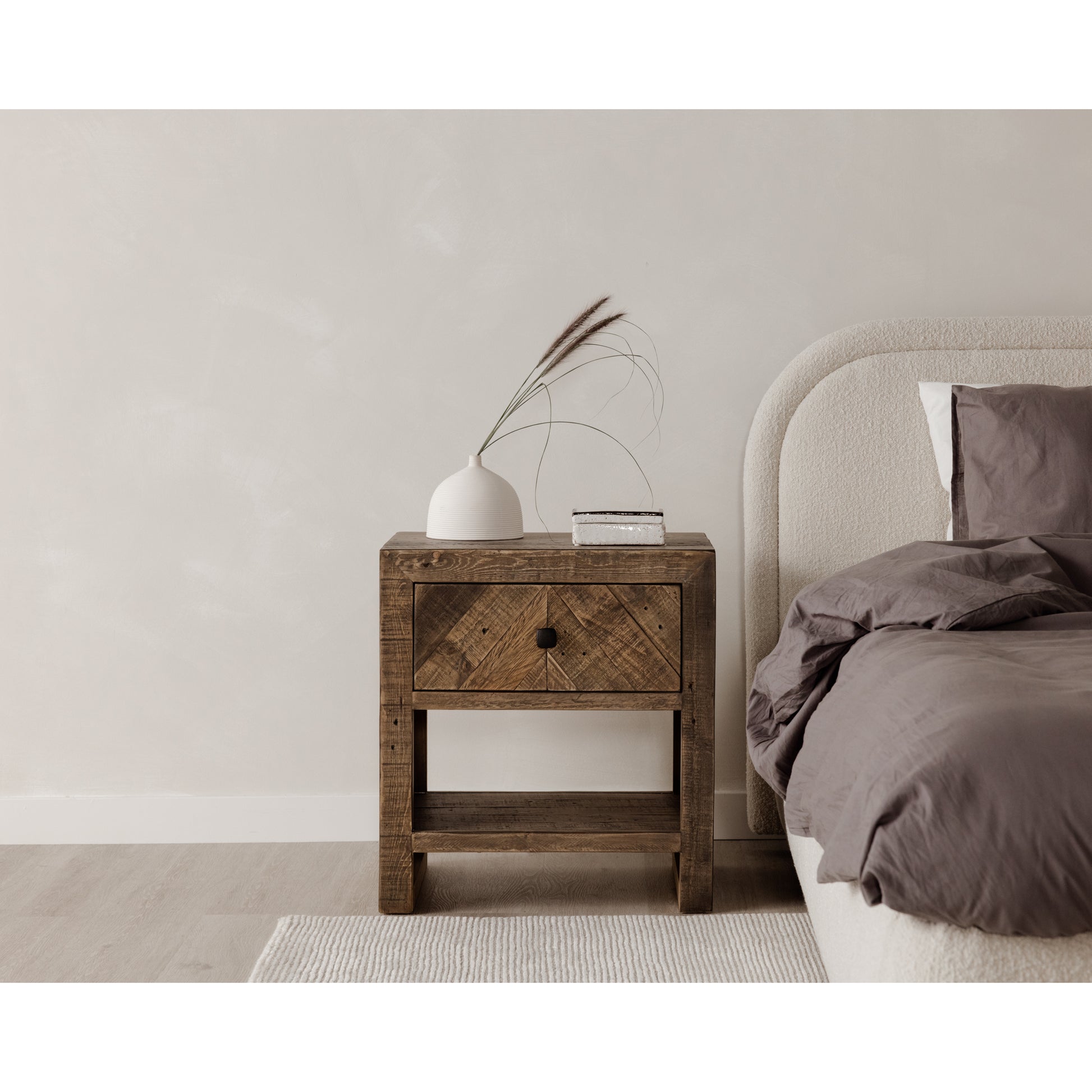 Colin Queen Bed Oatmeal by Moe's Home Collection - view 2
