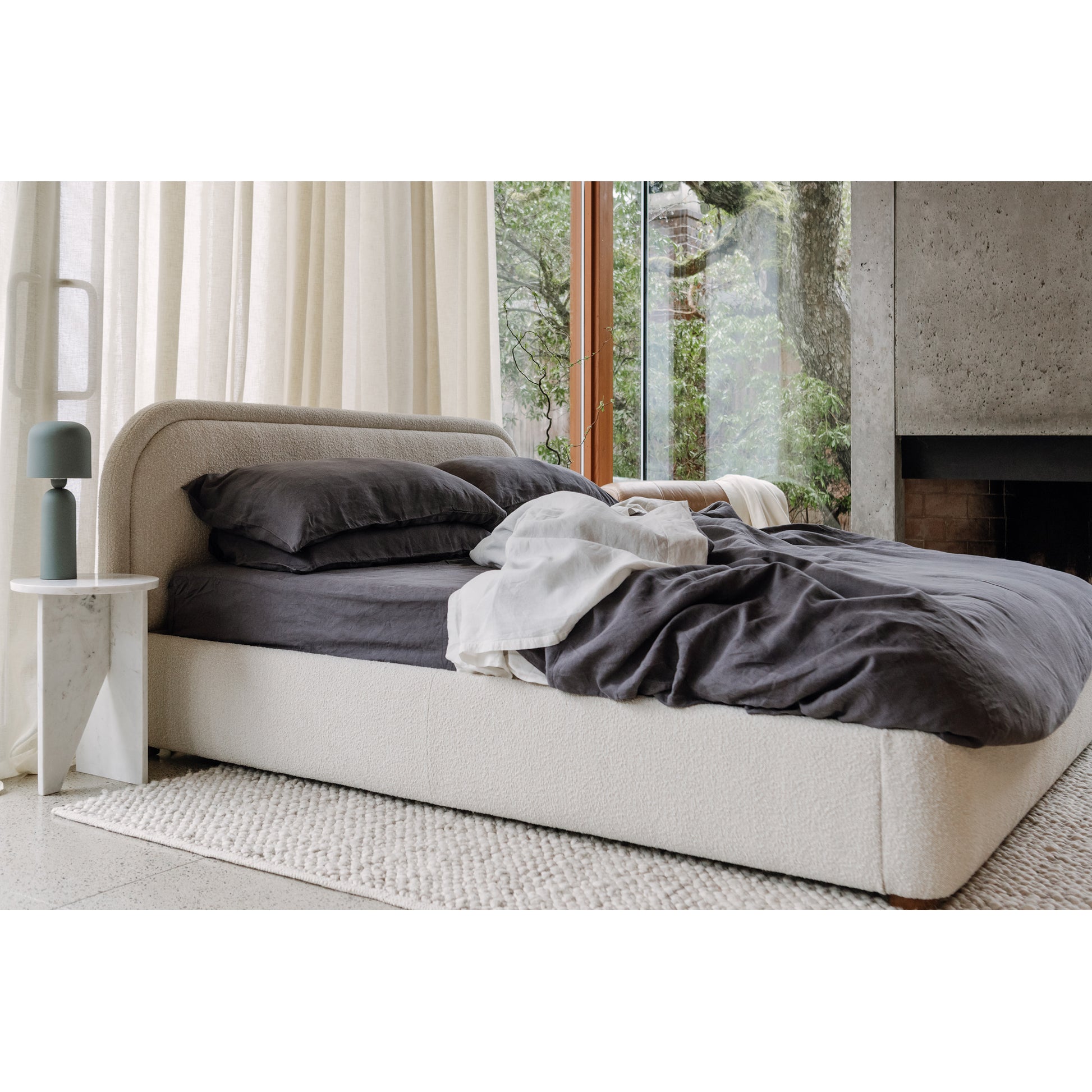 Colin King Bed Oatmeal by Moe's Home Collection - view 6