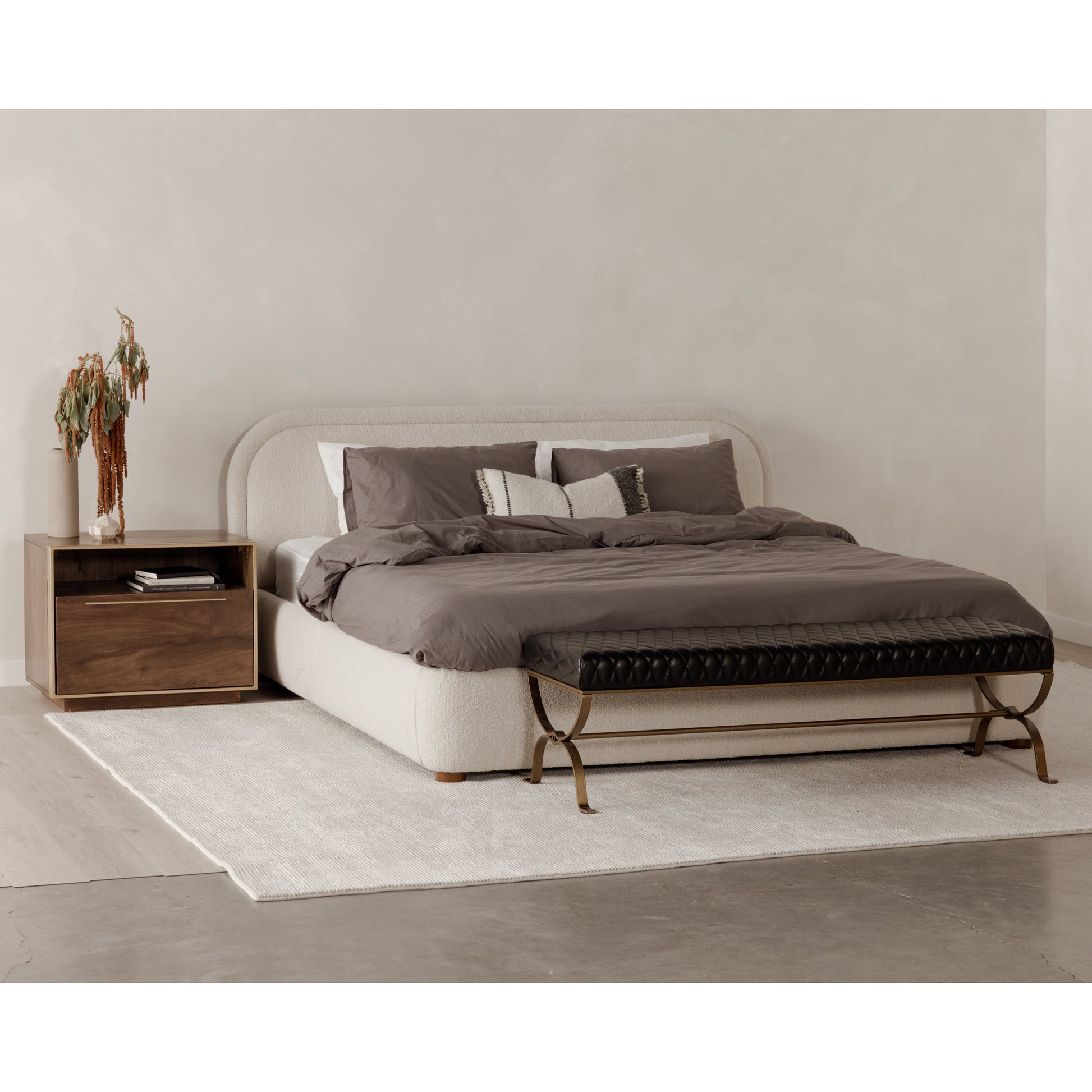 Colin King Bed Oatmeal by Moe's Home Collection - view 7