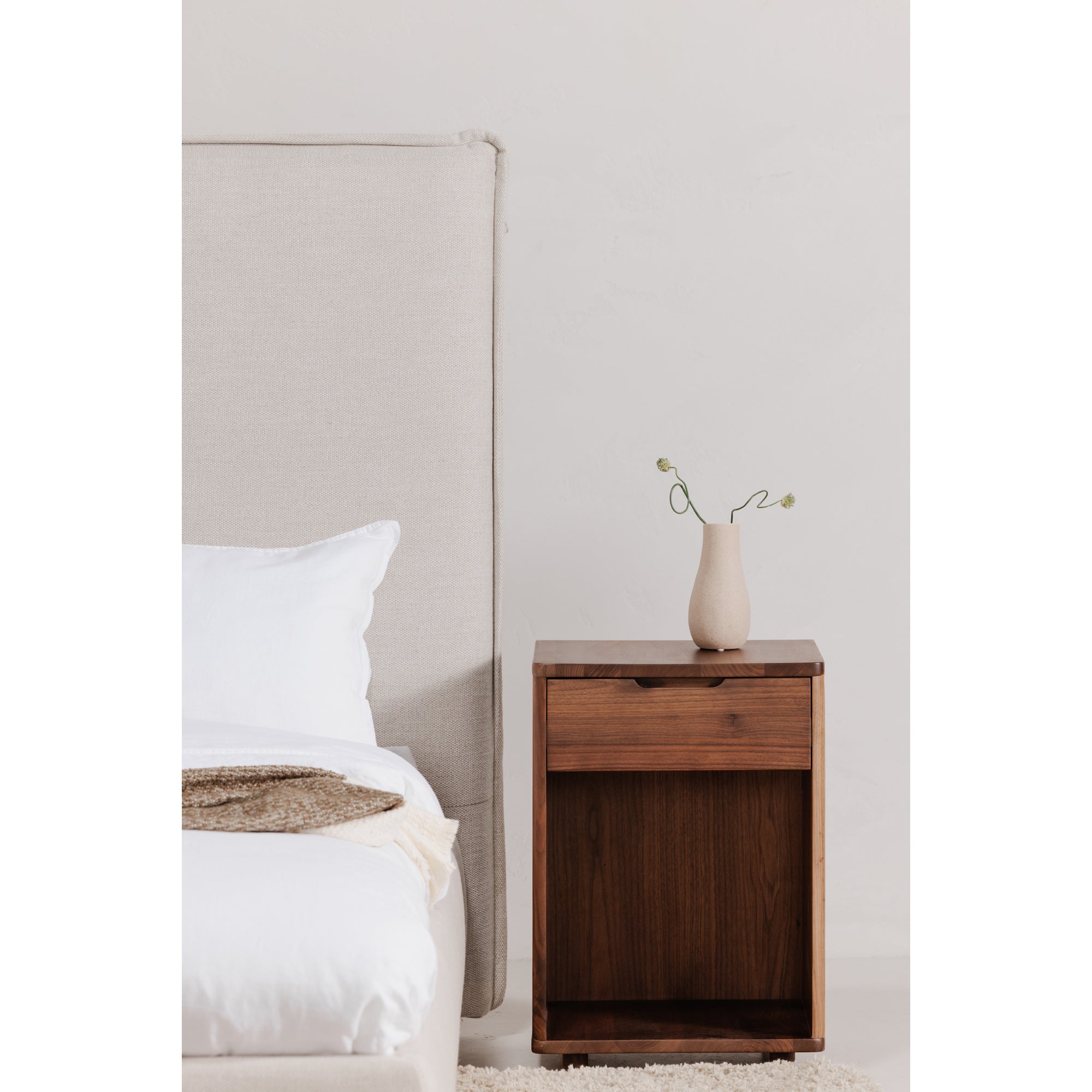 Luzon Queen Bed Tall Headboard Wheat by Moe's Home Collection - view 2