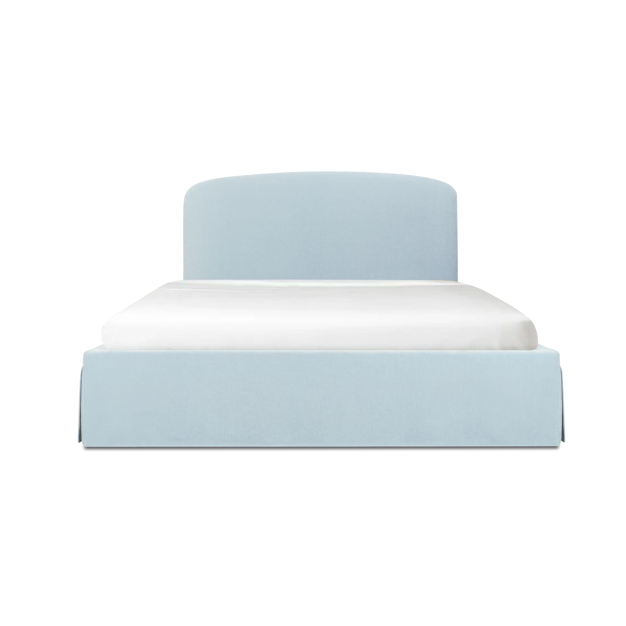 Joan Queen Storage Bed Light Blue by Moe's Home Collection