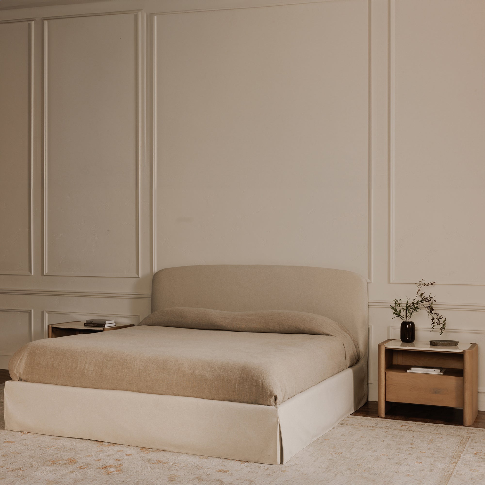 Joan King Storage Bed Cream by Moe's Home Collection - view 6