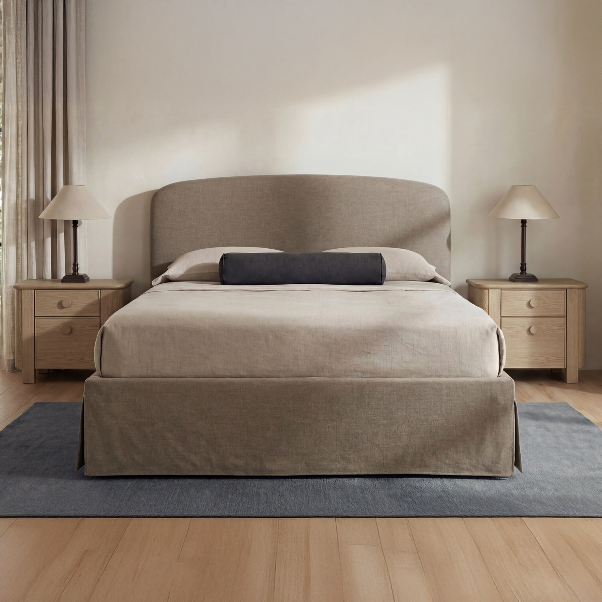 Joan King Storage Bed Light Taupe by Moe's Home Collection - view 2