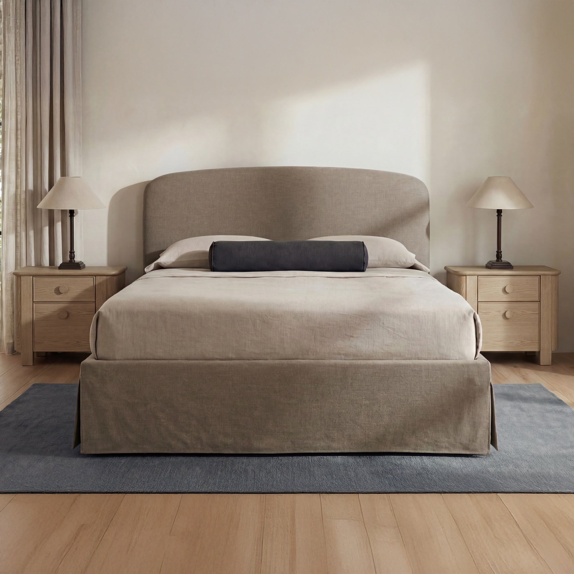 Joan King Storage Bed Light Taupe by Moe's Home Collection - view 2