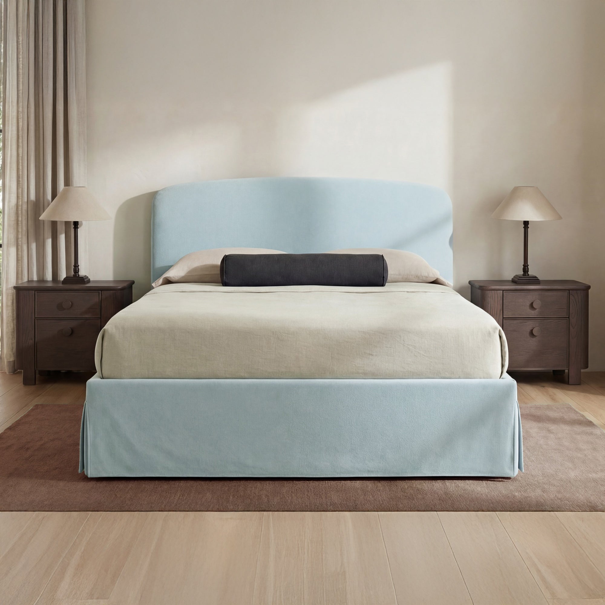 Joan King Storage Bed Light Blue by Moe's Home Collection - view 2