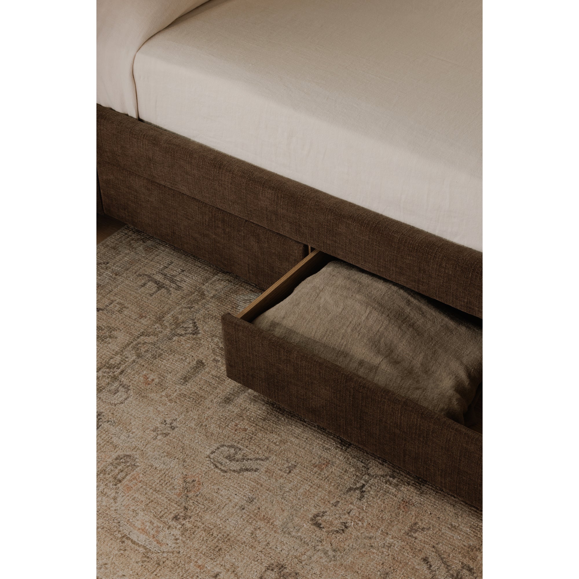 Sophia King Storage Bed Brown by Moe's Home Collection - view 3