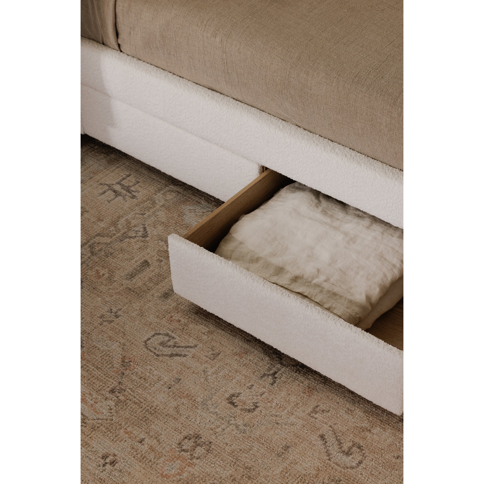 Sophia King Storage Bed Cream by Moe's Home Collection - view 3
