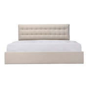 Sebastion King Storage Bed Cream by Moe's Home Collection