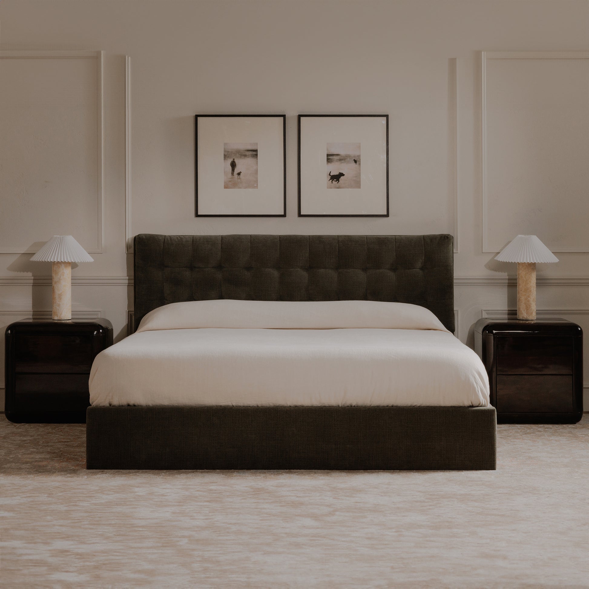 Sebastion King Storage Bed Green by Moe's Home Collection - view 3
