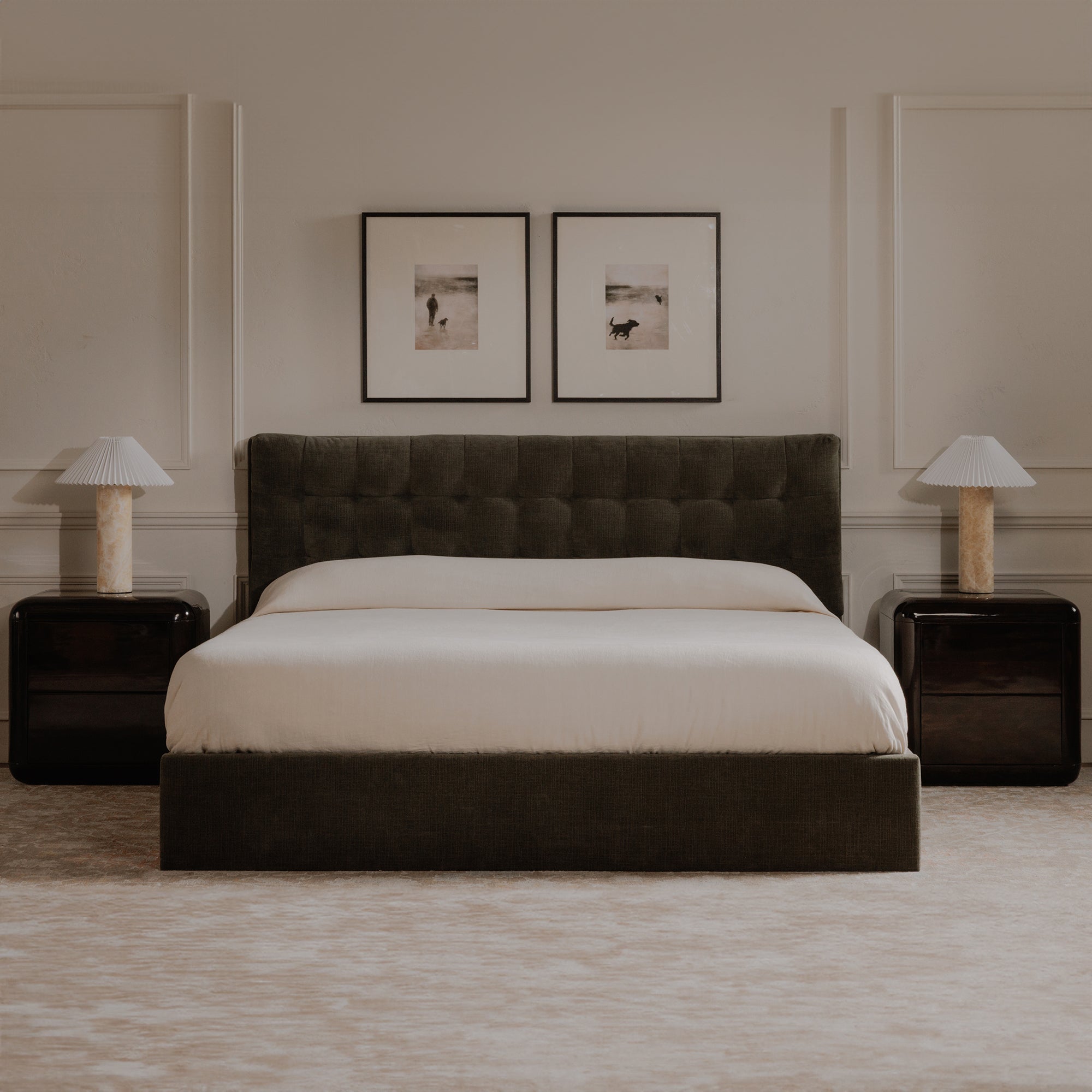 Sebastion King Storage Bed Green by Moe's Home Collection - view 3