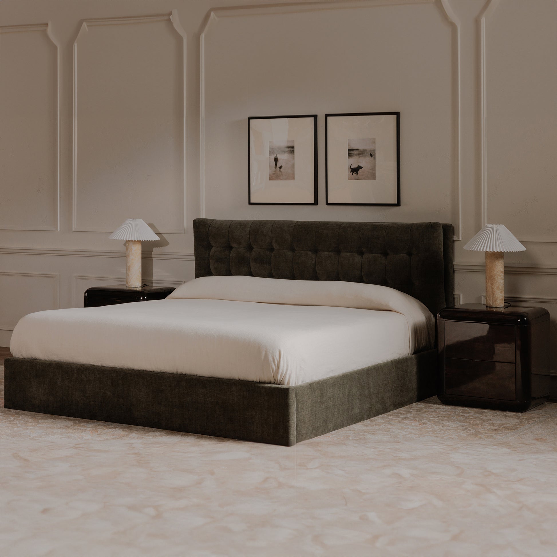 Sebastion King Storage Bed Green by Moe's Home Collection - view 4
