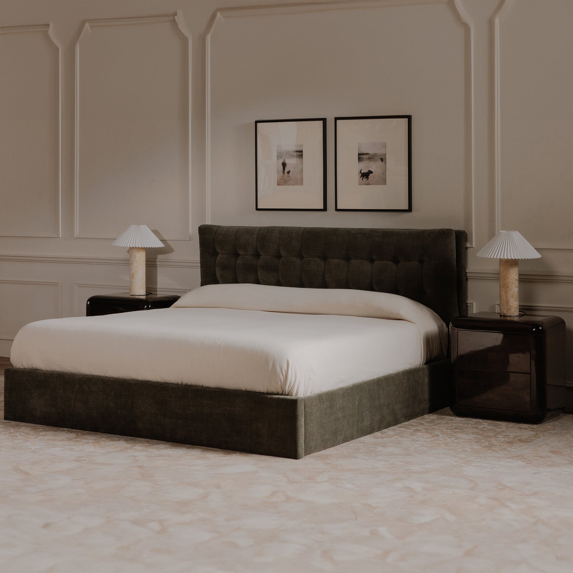 Sebastion King Storage Bed Green by Moe's Home Collection - view 4