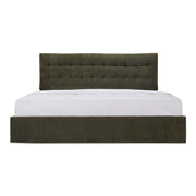 Sebastion King Storage Bed Green by Moe's Home Collection