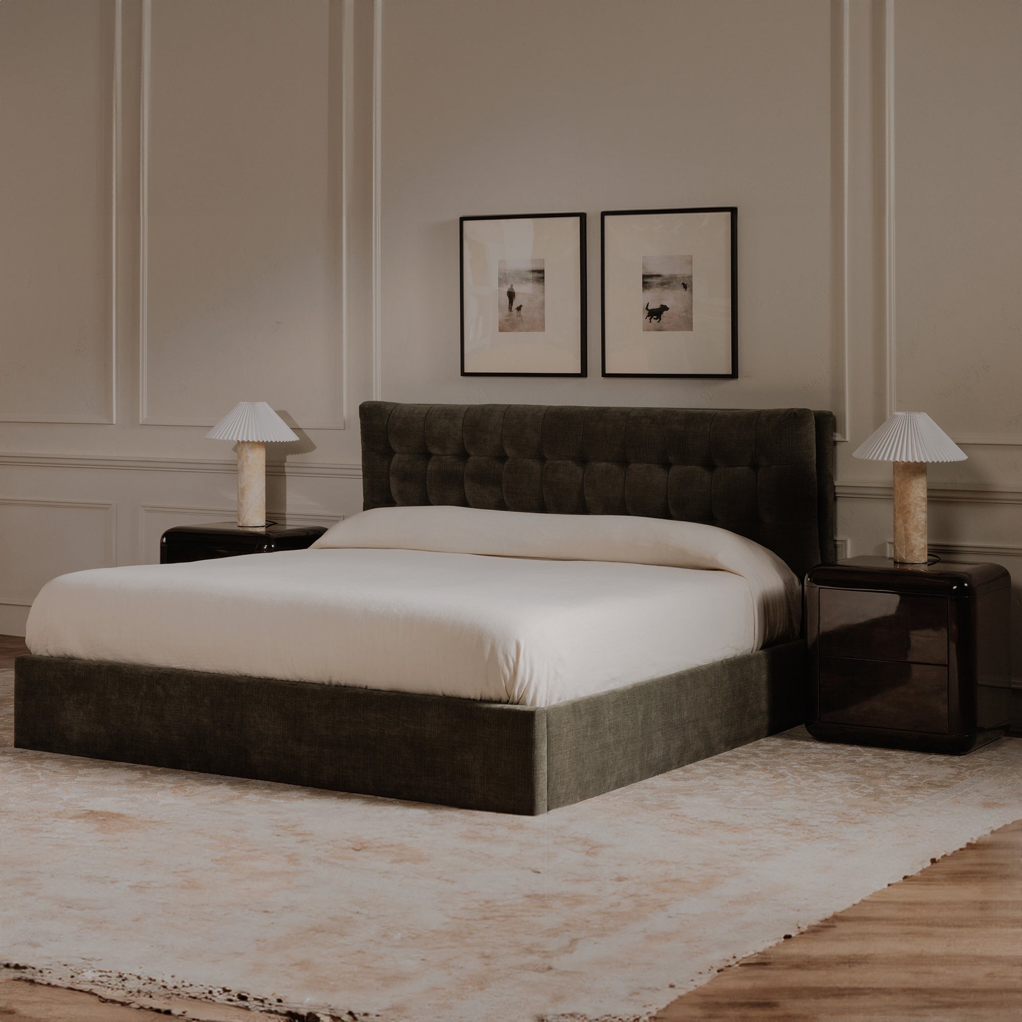 Sebastion Queen Storage Bed Green by Moe's Home Collection - view 4