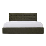 Sebastion Queen Storage Bed Green by Moe's Home Collection