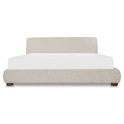 Beau King Storage Bed Speckled Light Grey by Moe's Home Collection