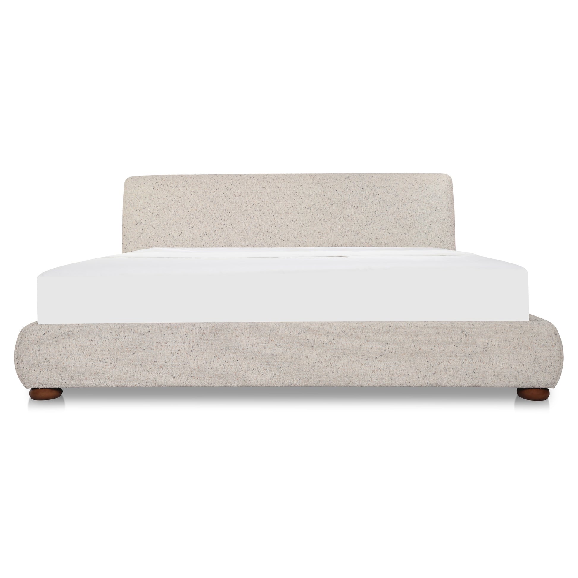 Beau Queen Storage Bed Speckled Light Grey by Moe's Home Collection
