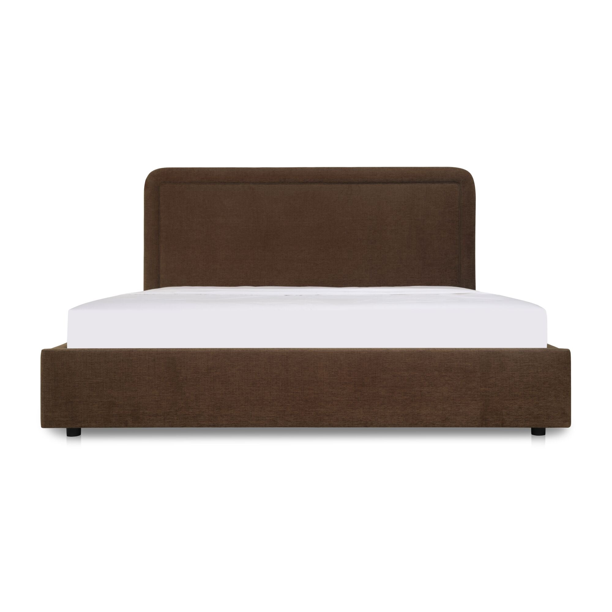 Simon Queen Storage Bed Brown by Moe's Home Collection