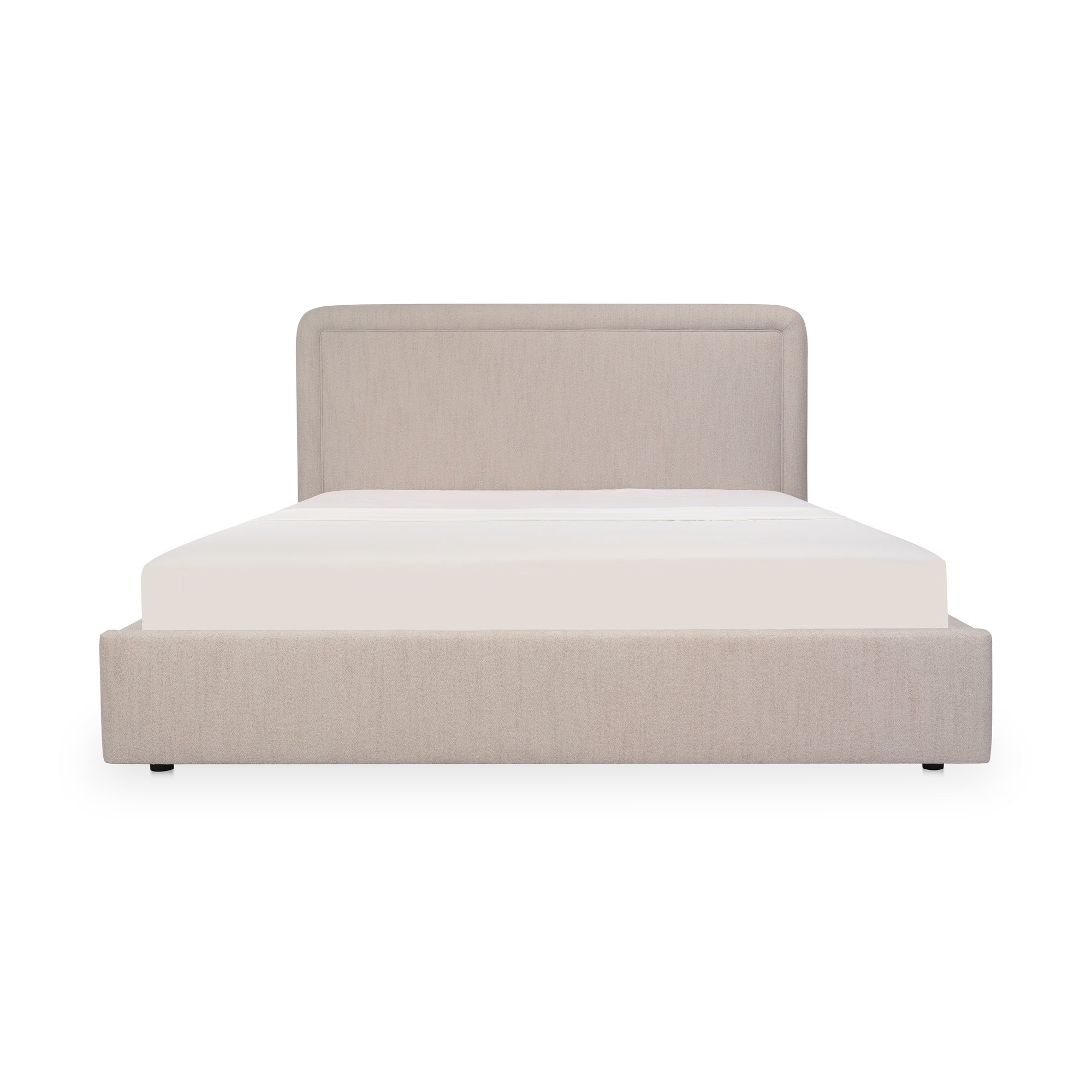 Simon King Storage Bed Flecked Beige by Moe's Home Collection