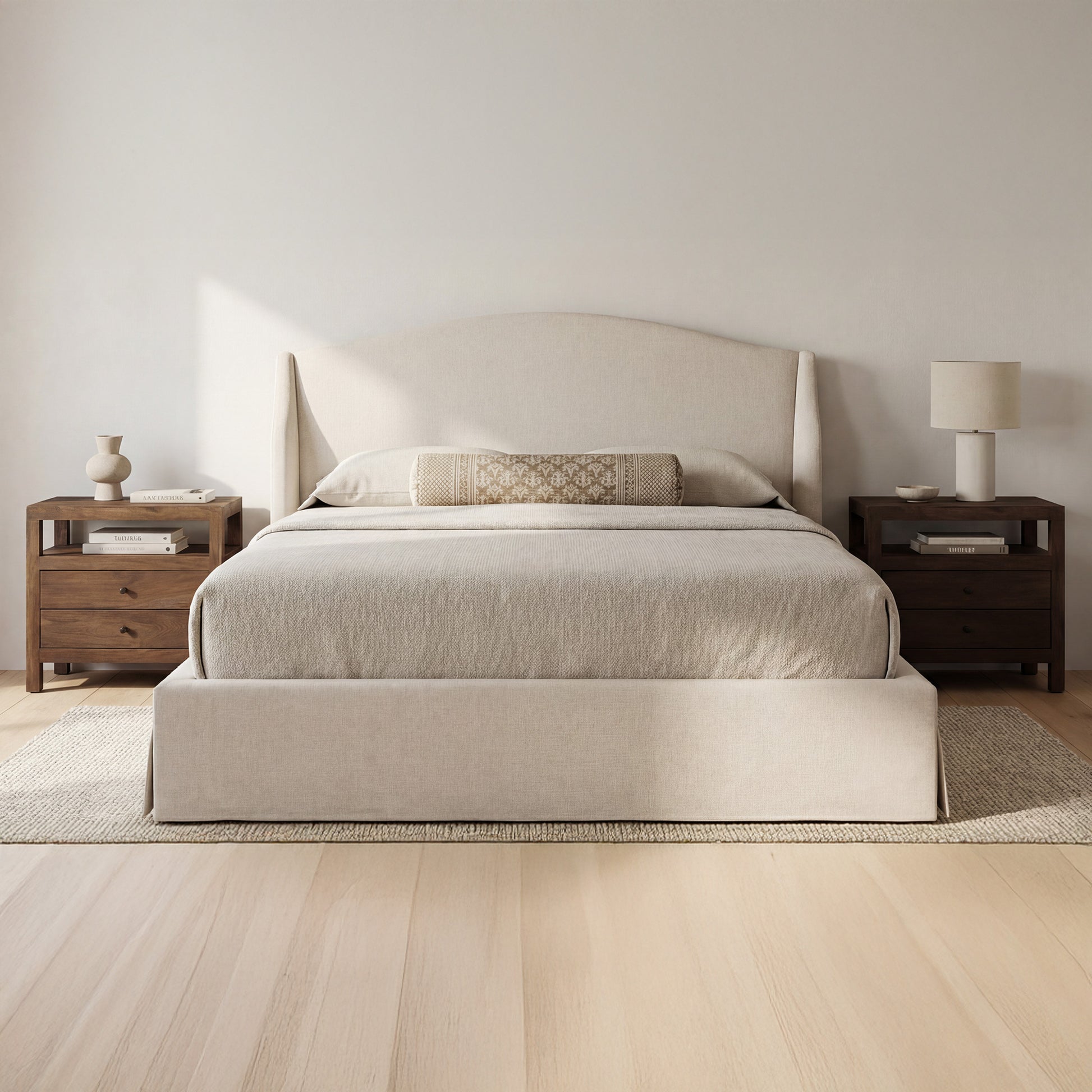 Weston Queen Storage Bed Cream by Moe's Home Collection - view 2
