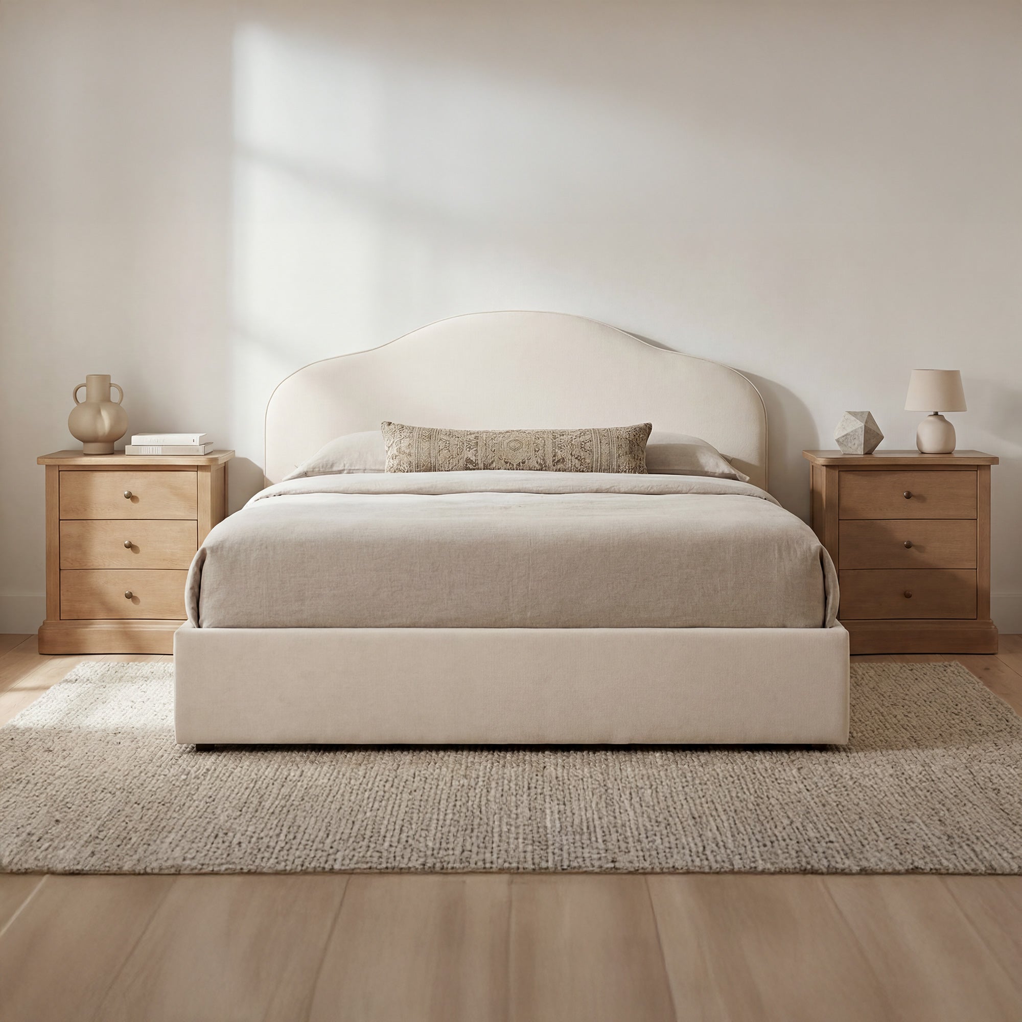 Maggie Queen Storage Bed Cream by Moe's Home Collection - view 3