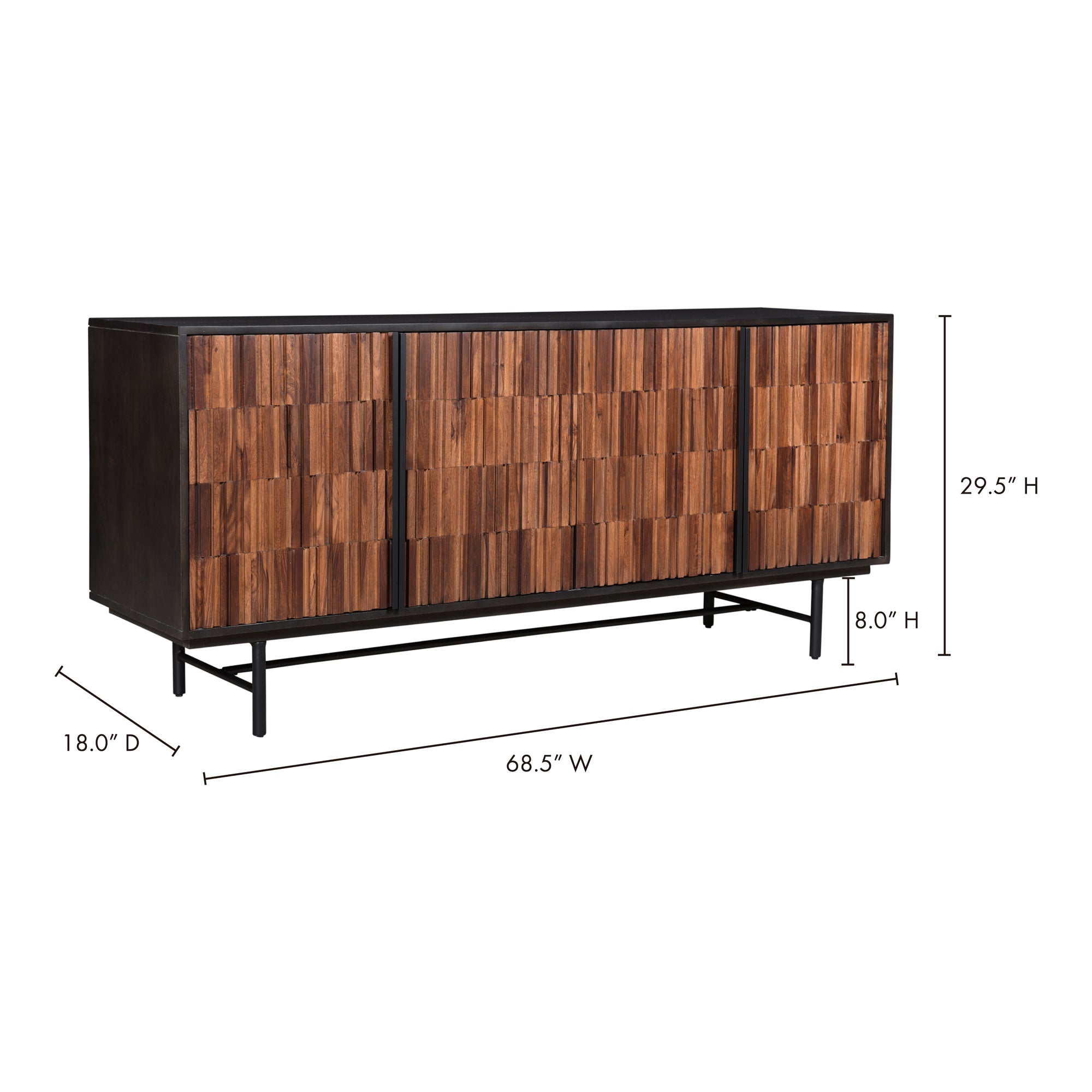 Jackson Sideboard Black by Moe's Home Collection - view 9