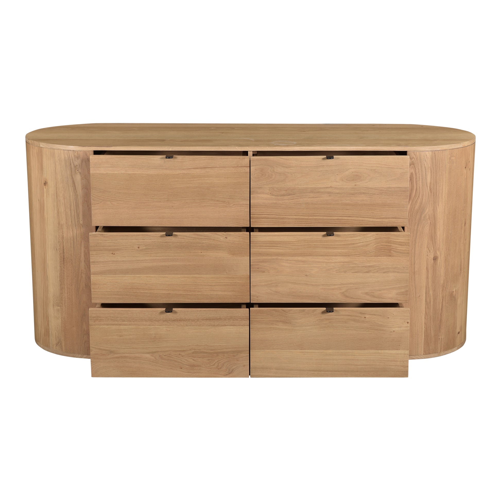 Theo 6 Drawer Dresser Natural by Moe's Home Collection - view 4