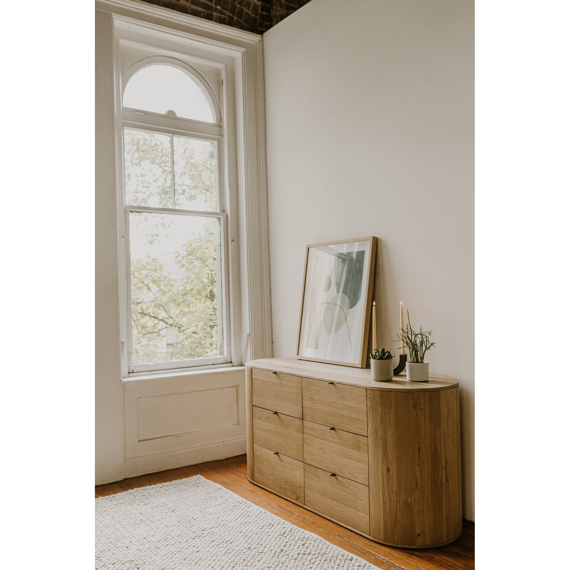 Theo 6 Drawer Dresser Natural by Moe's Home Collection - view 7