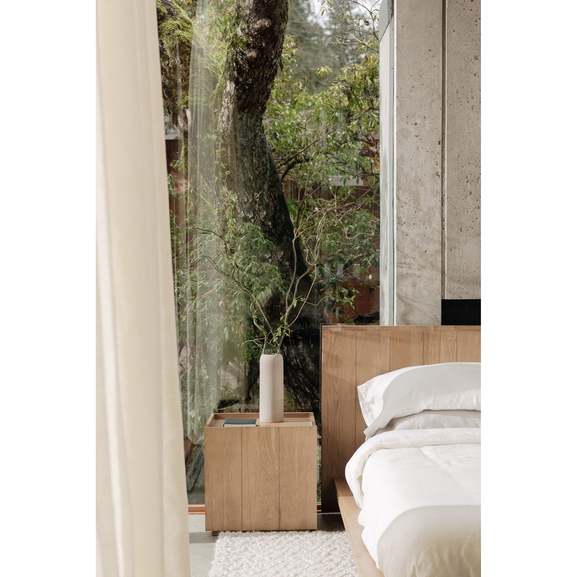 Plank Nightstand Natural by Moe's Home Collection - view 9
