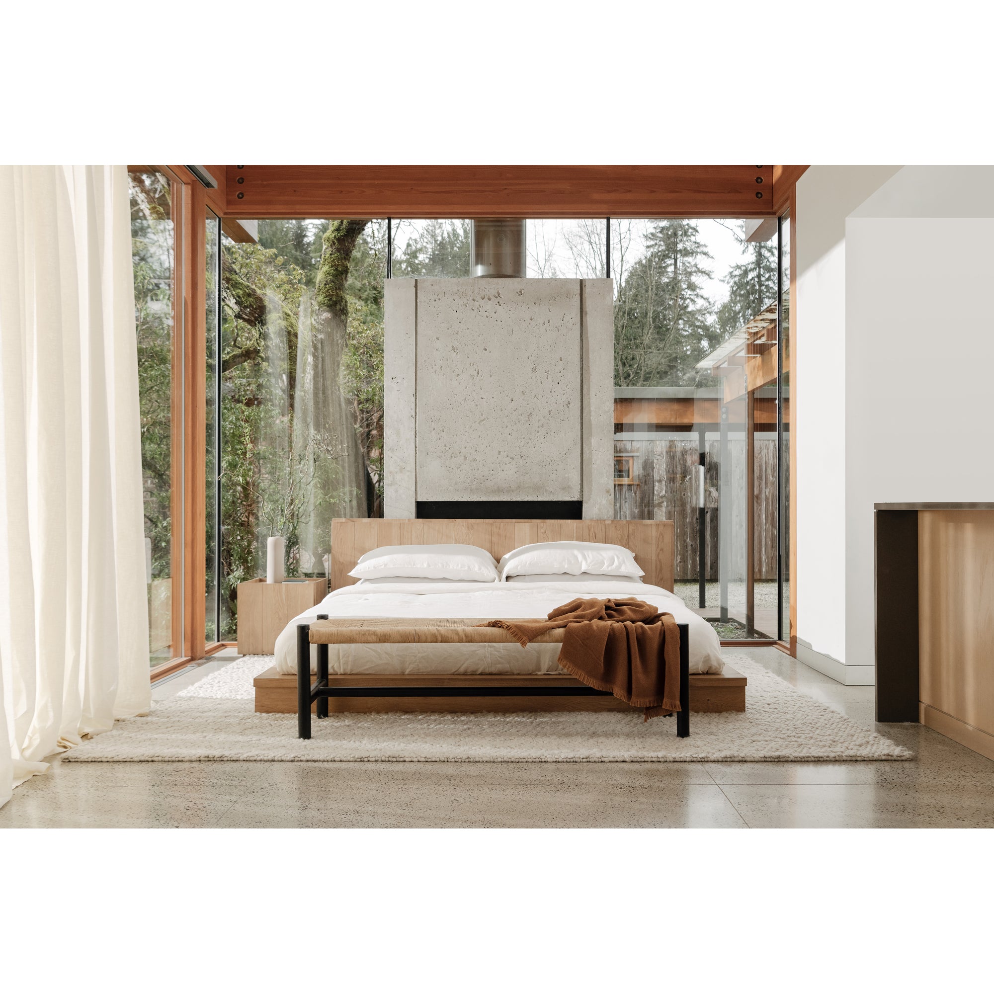 Plank Queen Bed by Moe's Home Collection - view 5