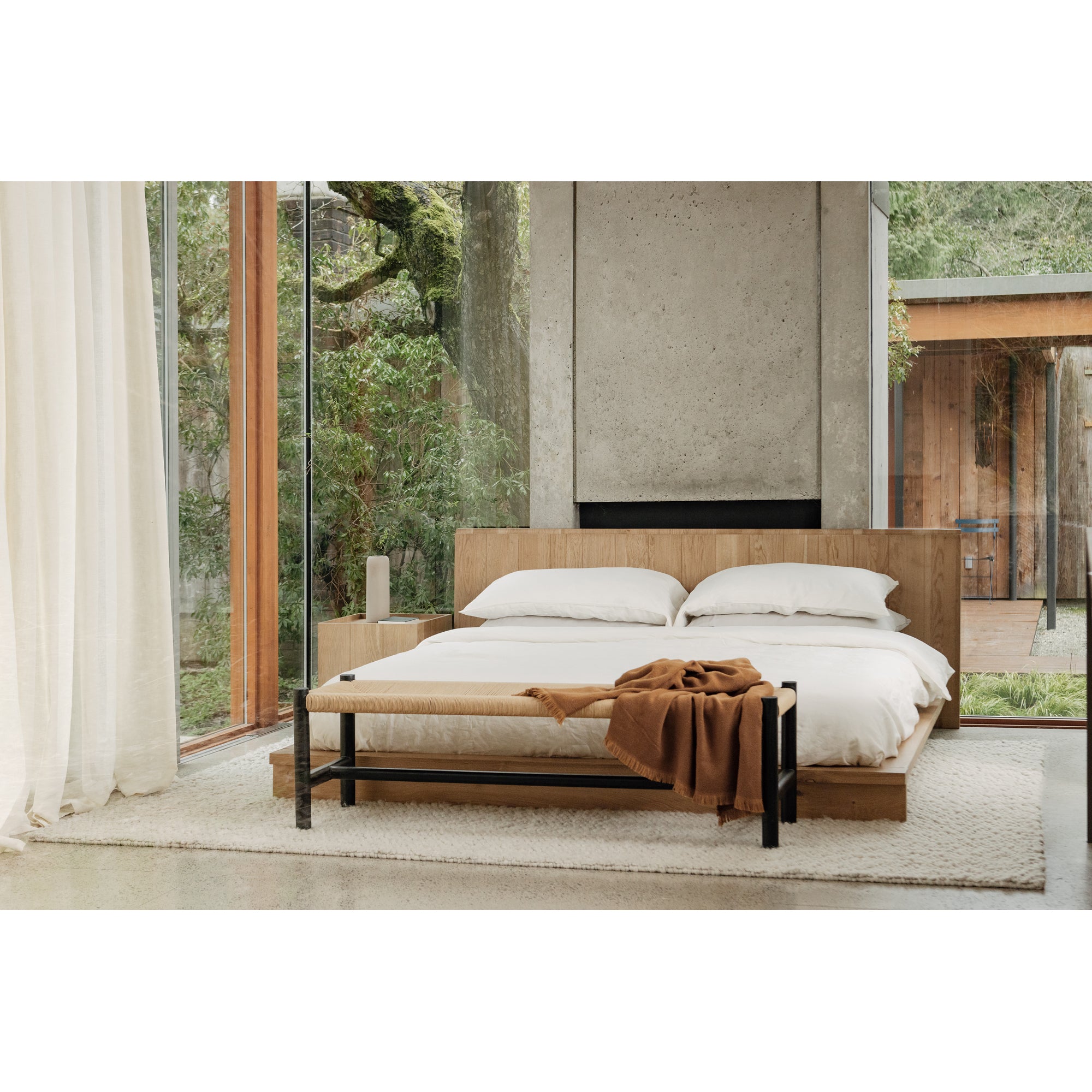 Plank King Bed by Moe's Home Collection - view 2
