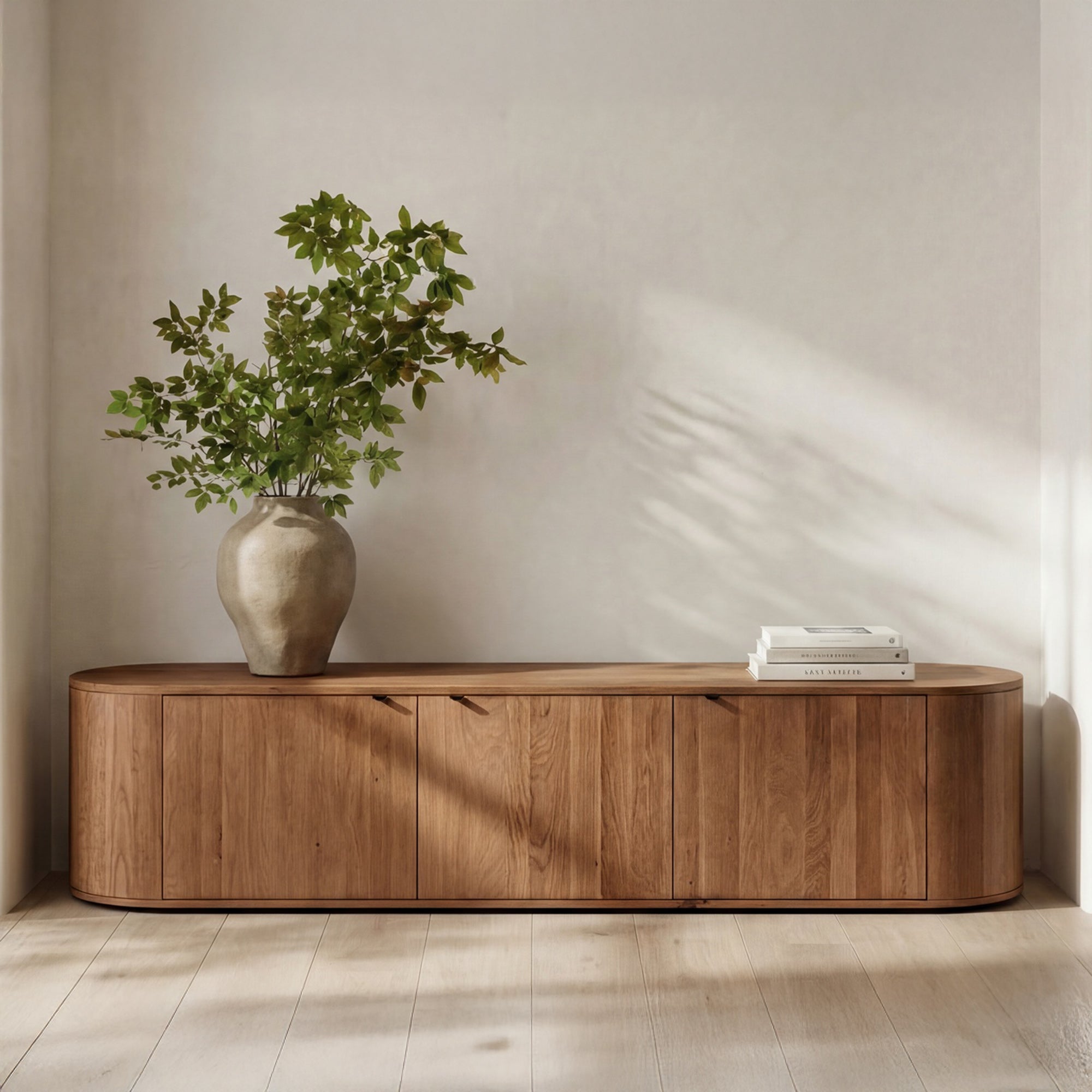 Theo Media Bench Brown by Moe's Home Collection - view 2