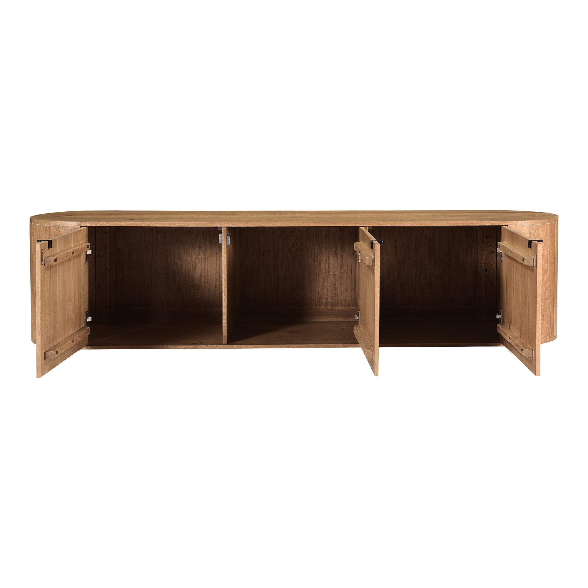 Theo Media Bench Natural by Moe's Home Collection - view 2