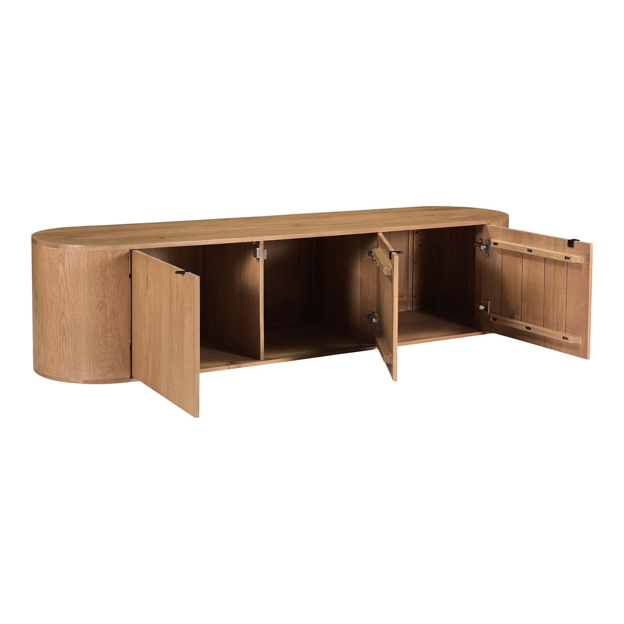 Theo Media Bench Natural by Moe's Home Collection - view 4
