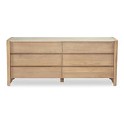 Lane 6 Drawer Dresser Natural by Moe's Home Collection