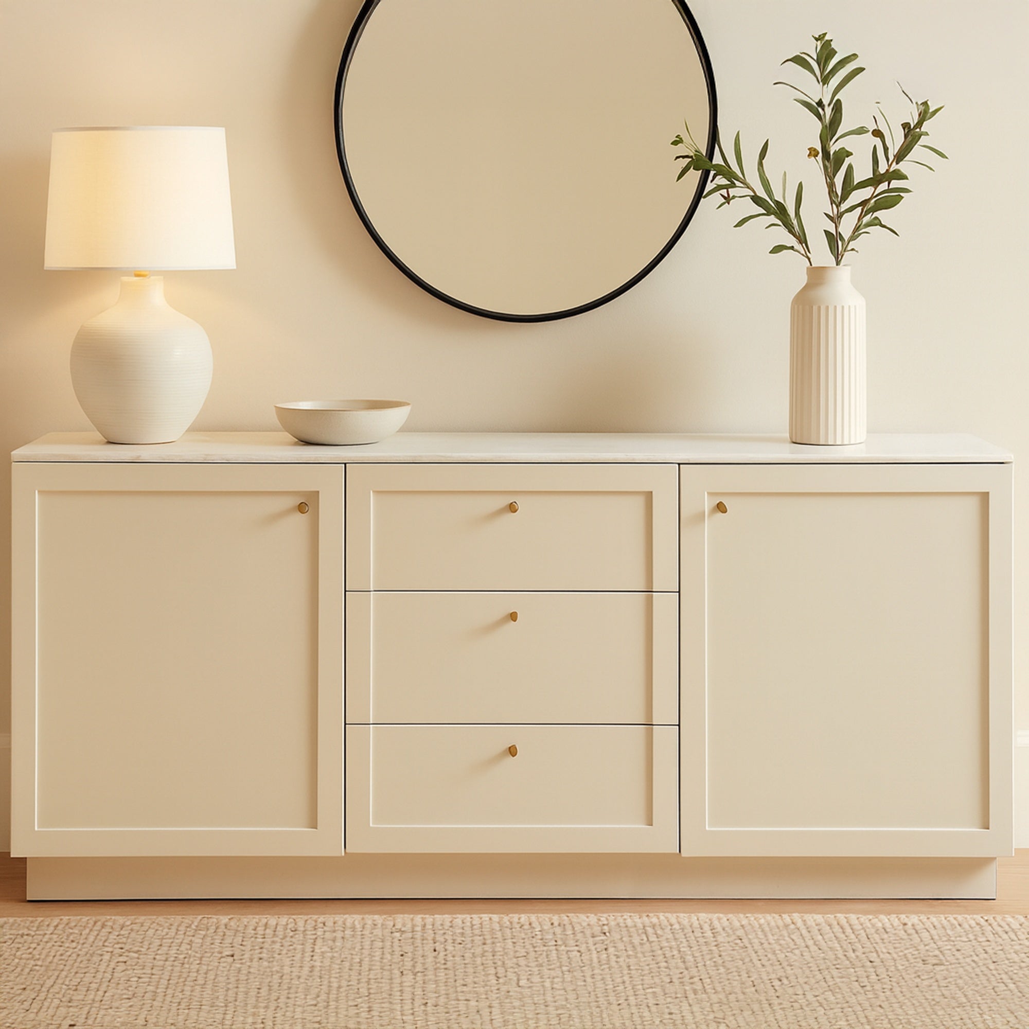 Nadine Sideboard Cream by Moe's Home Collection - view 2