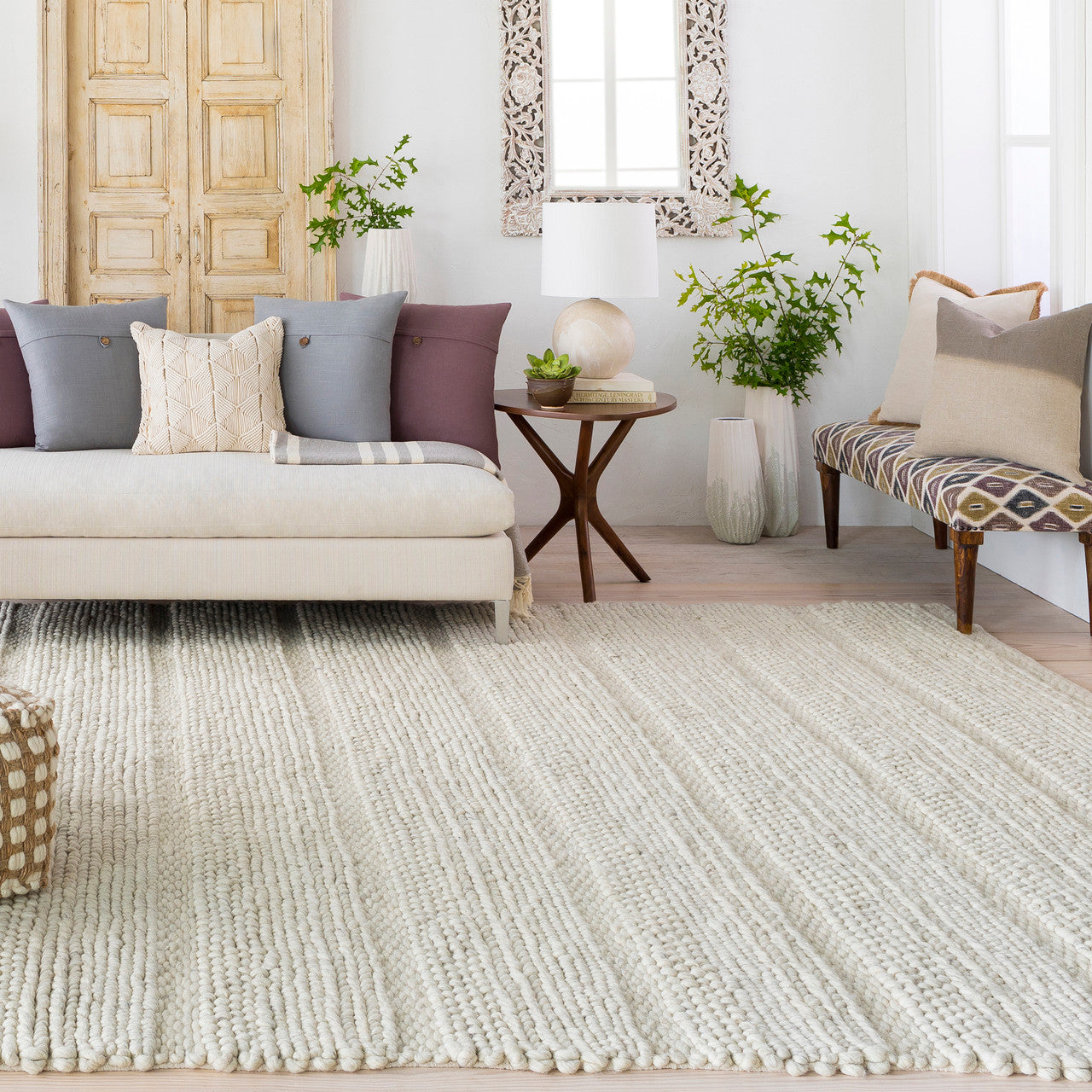 Uttermost Clifton Ivory Hand Woven Area Rug
