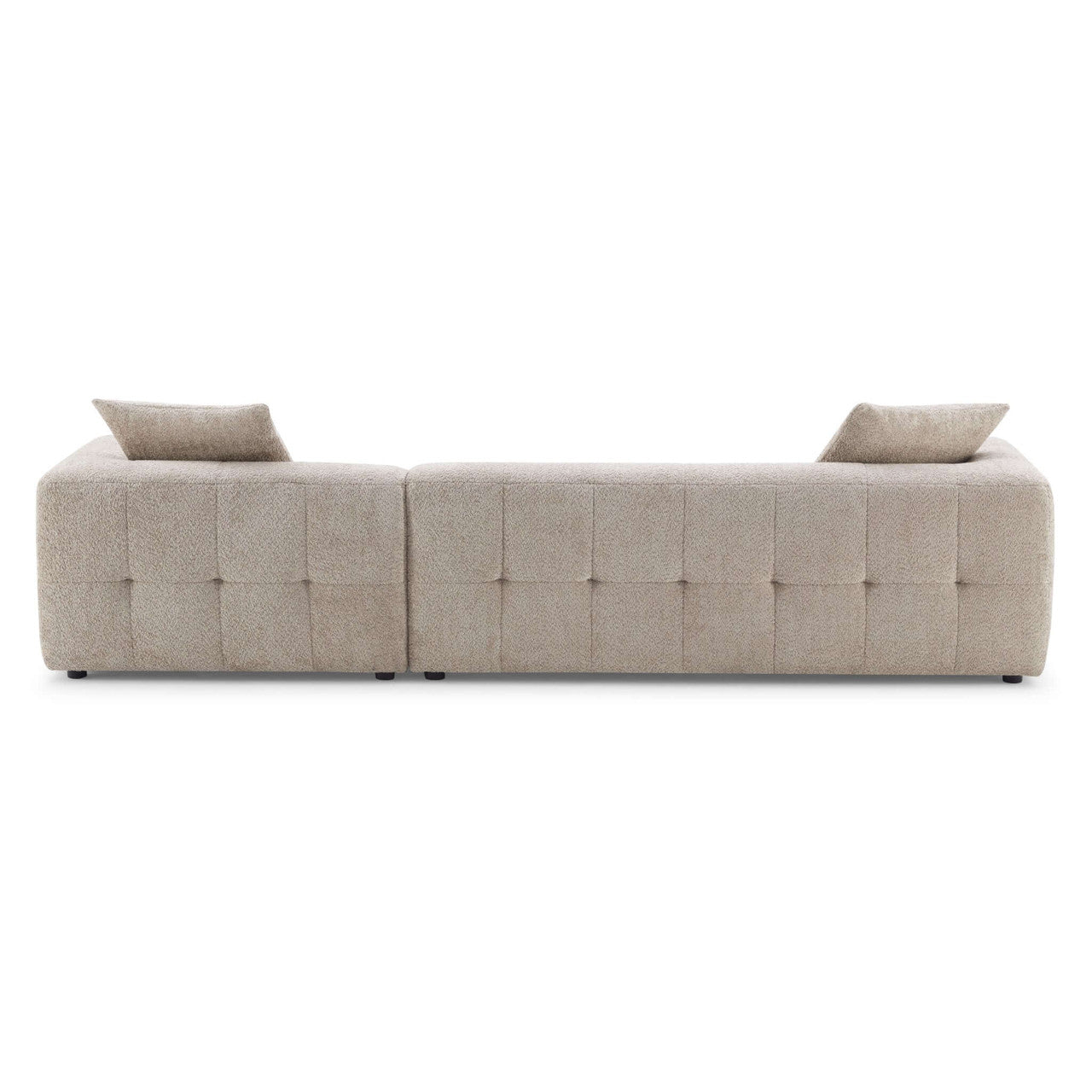 Kaynes  Boucle Sectional Sofa - Mocha