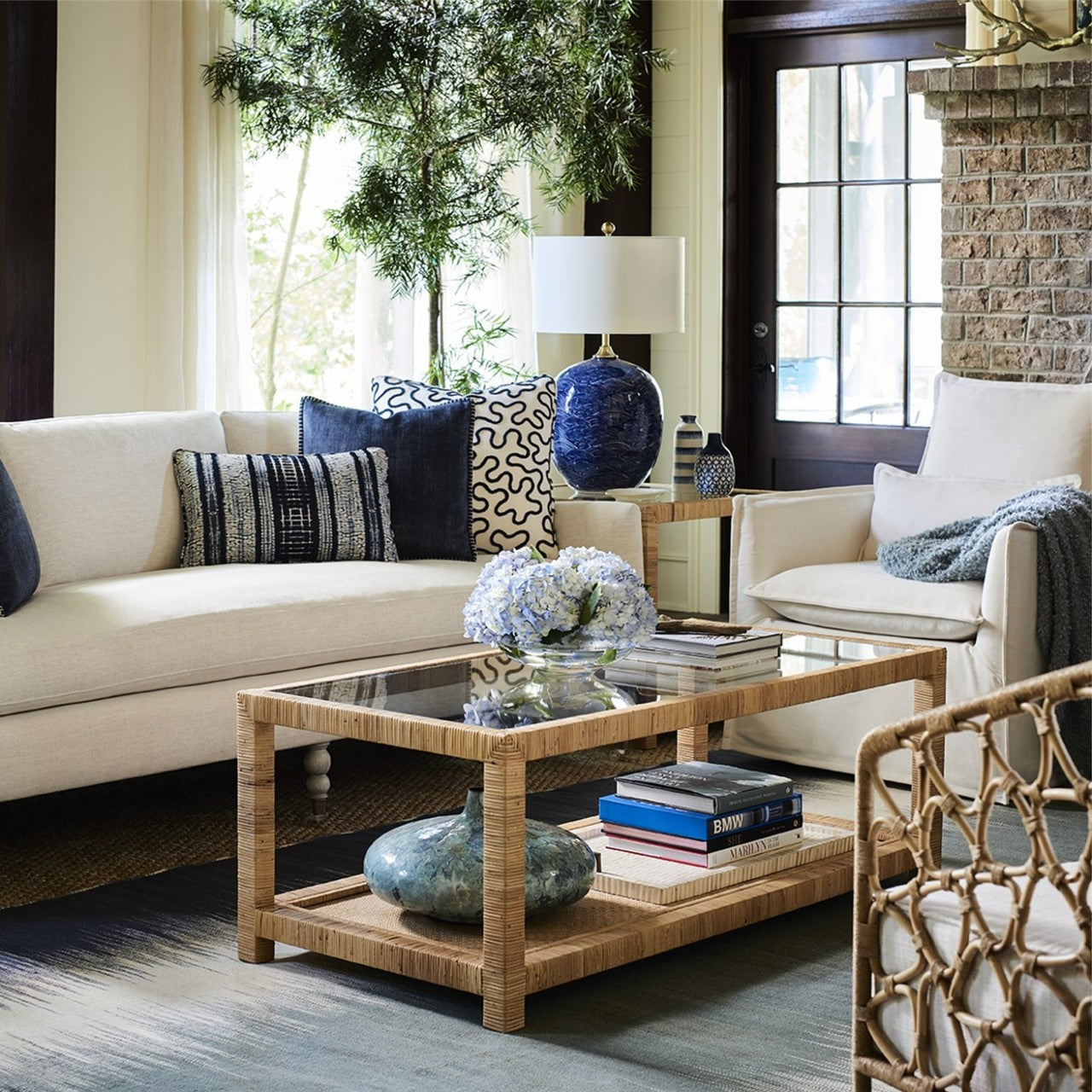 Coastal Living Siesta Key Upholstered Swivel Chair | Zin Home