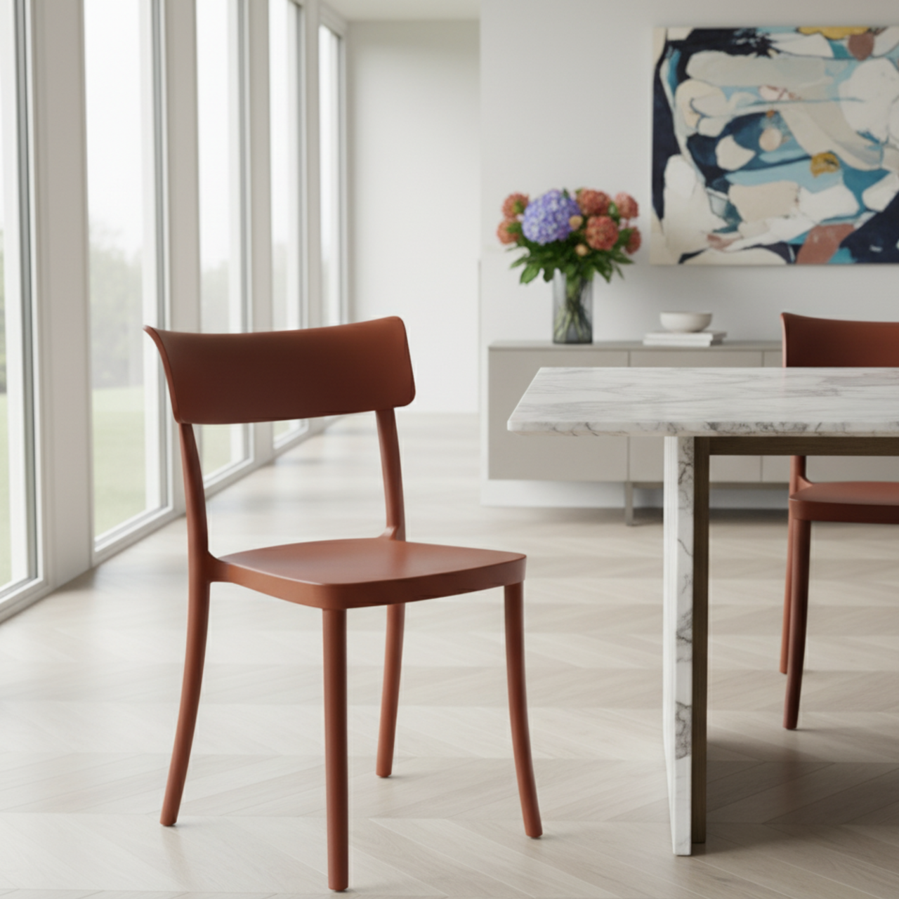 Avvolta Indoor/Outdoor Stacking Dining Side Chair